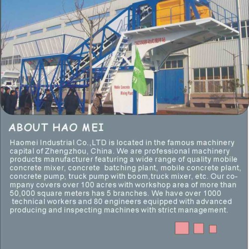 Mobile concrete batching plant